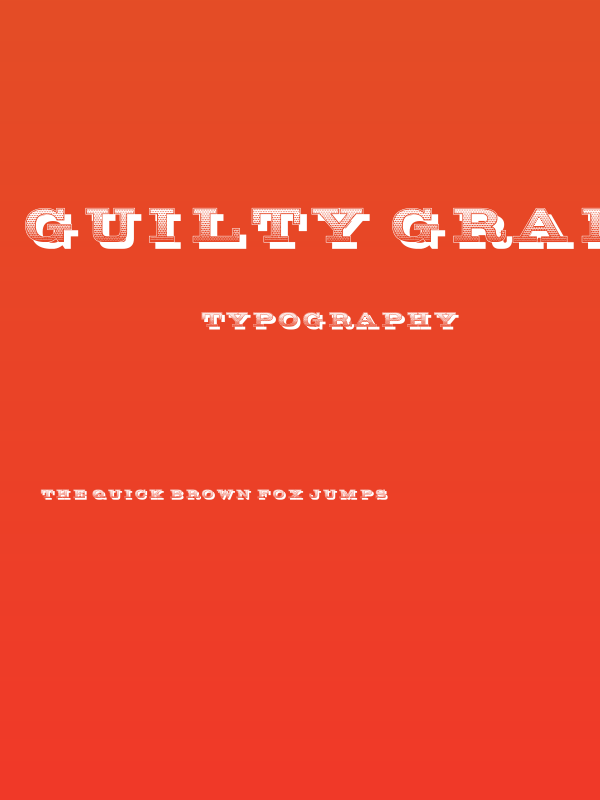 Guilty Gradient Regular Poster