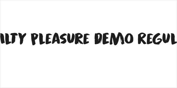 Guilty Pleasure DEMO Regular Logo