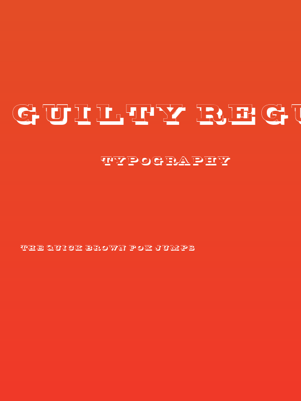 Guilty Regular Poster