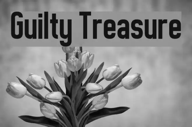 Guilty Treasure Font examples