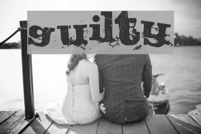 Guilty Font examples