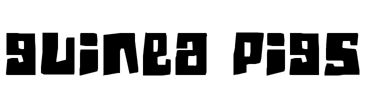 Guinea pigs  font caratteri gratis