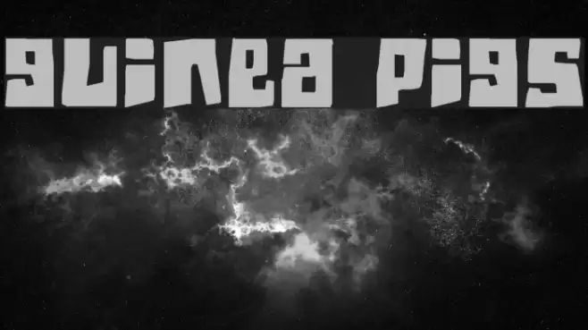 Guinea pigs Font examples