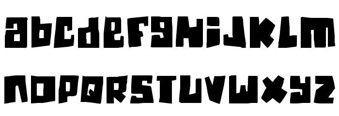 Guinea pigs Font LOWERCASE