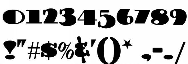 Guinness Extra Stout NF Font OTHER CHARS