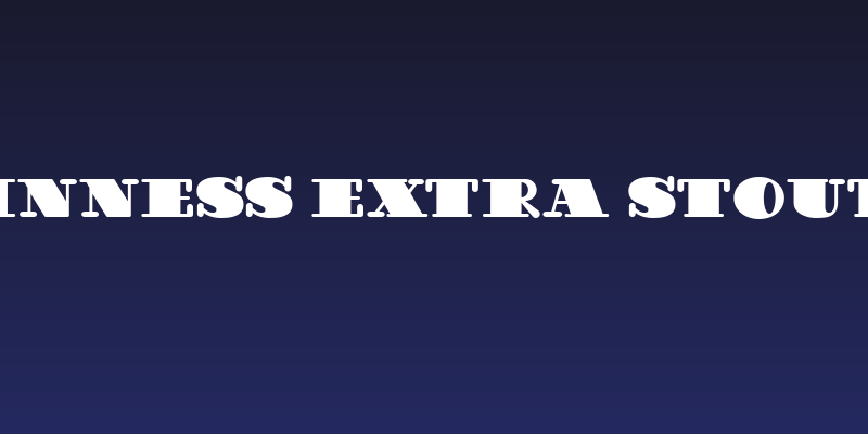 Guinness Extra Stout NF Social Header