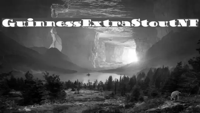 GuinnessExtraStoutNF Font examples