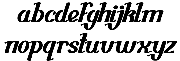 Guitar Rumble Font LOWERCASE