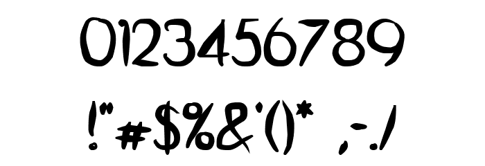 Guitar from Tree Bold Font OTHER CHARS