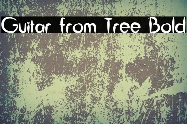 Guitar from Tree Bold Example 1