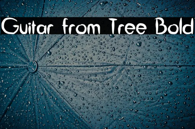 Guitar from Tree Bold Example 3