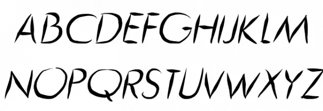 Guitar from Tree Italic Schriftart Groß