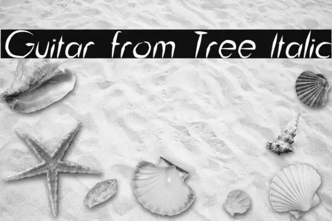 Guitar from Tree Italic Caratteri examples