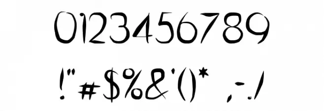 Guitar from Tree Font OTHER CHARS