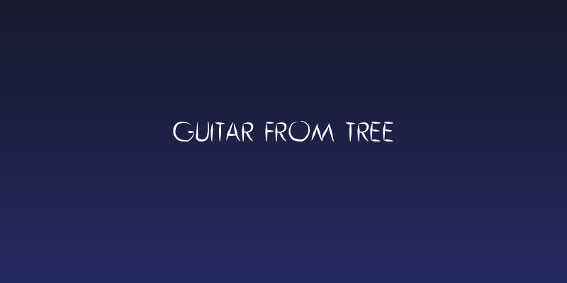 Guitar from Tree Social Header