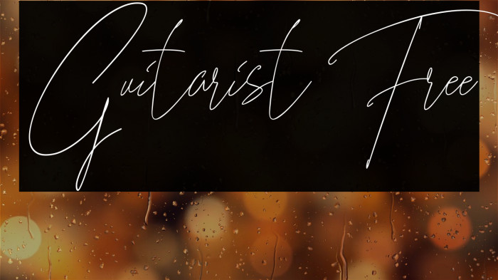 Guitarist Free Example 1