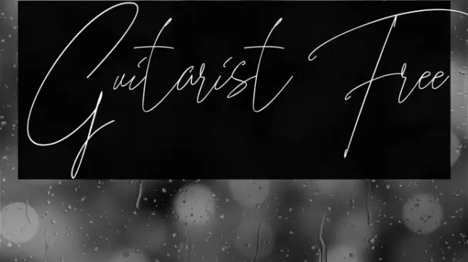 Guitarist Free Font examples
