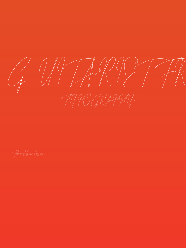 Guitarist Free Poster