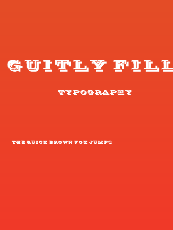 Guitly Filled Regular Poster