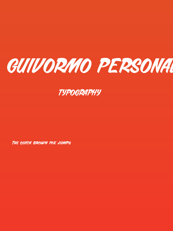 Guivormo Personal Use Only Reg Poster