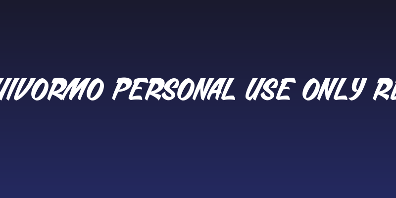 Guivormo Personal Use Only Reg Social Header