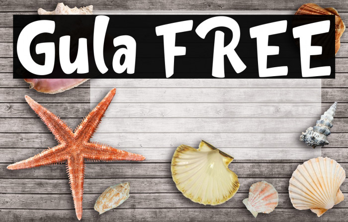 Gula FREE Font examples