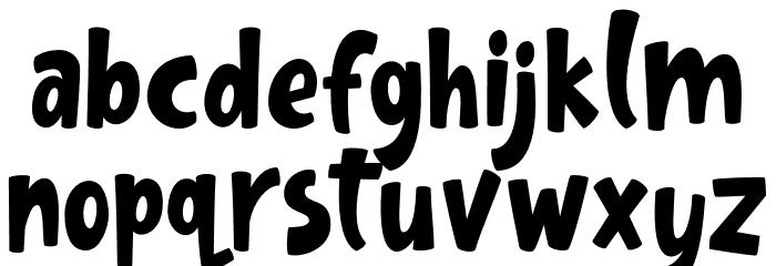 GulaFREE Font LOWERCASE