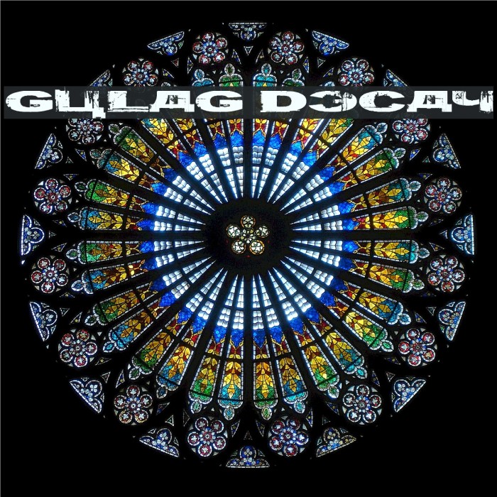 Gulag Decay Font examples