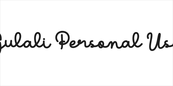 Gulali Personal Use Logo