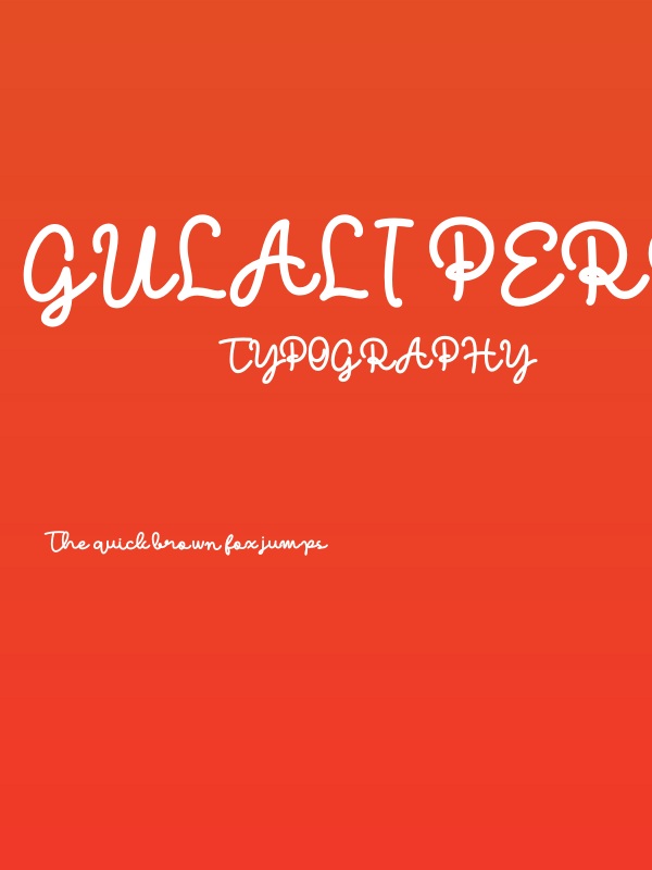 Gulali Personal Use Poster