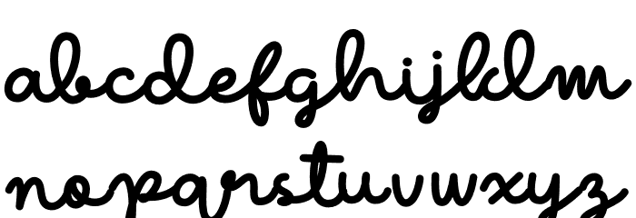 Gulali Personal Use Font LOWERCASE