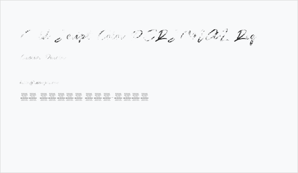 Guld Script Color PERSONAL Reg Business Card