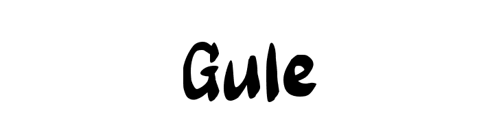 Gule  免费字体下载