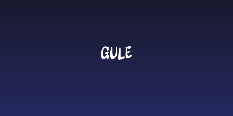 Gule Social Header