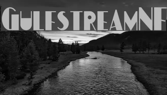 GulfstreamNF Font examples
