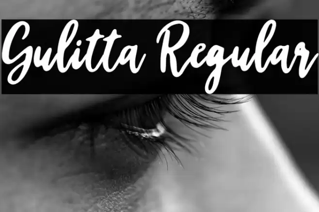Gulitta Regular Font examples