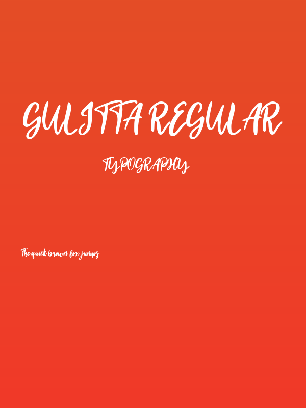 Gulitta Regular Poster