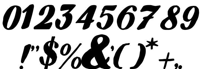 Gullias Font OTHER CHARS