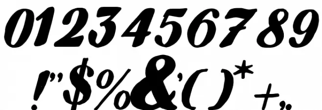 Gullias Font OTHER CHARS