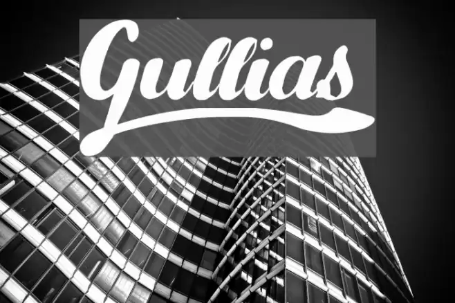 Gullias Font examples