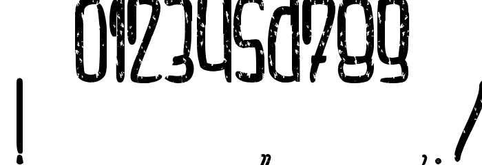 Gulliver-trash Font OTHER CHARS