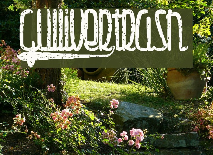 Gulliver-trash Font examples
