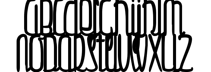 Gulliver Font LOWERCASE