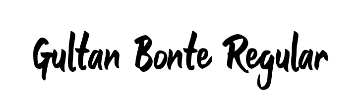 Gultan Bonte Regular  baixar fontes gratis