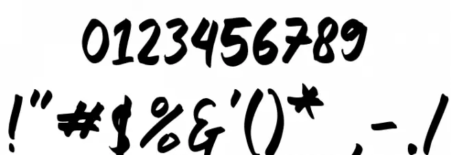 Gultan Bonte Regular Font OTHER CHARS