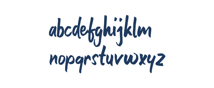 Gultan Bonte Regular Lowercase