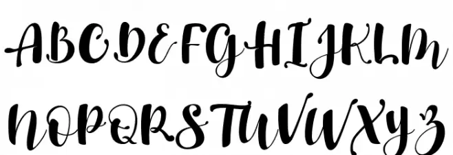 Gulya Script Шрифта ВЕРХНИЙ