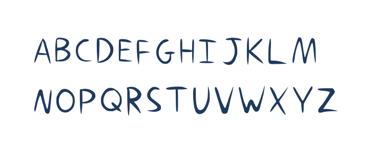 Gumbaldpfont Regular Uppercase