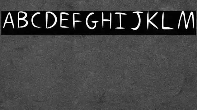 Gumbaldpfont Regular Fonte examples