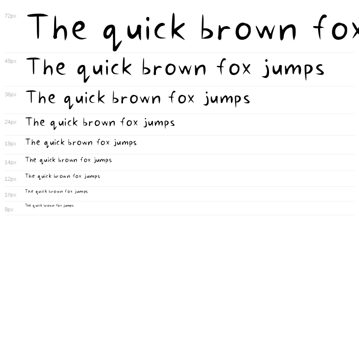 Gumbaldpfont Regular Waterfall